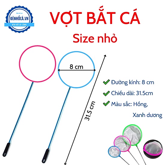 Vợt tròn bắt cá cảnh, tép cảnh dùng cho hồ cá , bể cá cảnh thủy sinh mini