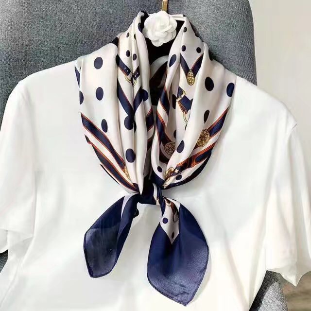 KHĂN VUÔNG LỤA 70X70 CAO CẤP [MẪU MỚI]- Quàng Cổ - Thắt Nơ - Khăn Bandana Vintage vuông lụa 70x70 cm