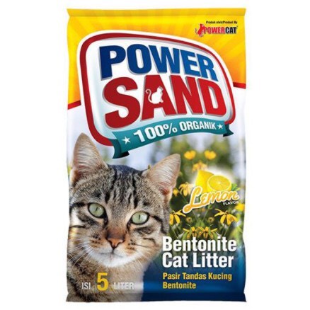 Cát Vệ Sinh Power Sand Bentonite Cat Litter Túi 15l - 3 mùi hương