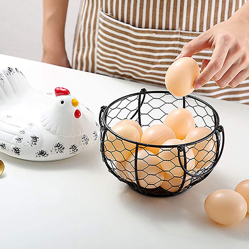 Giỏ Đựng Trứng Trang Trí Nhà Hàng (Màu Trắng)