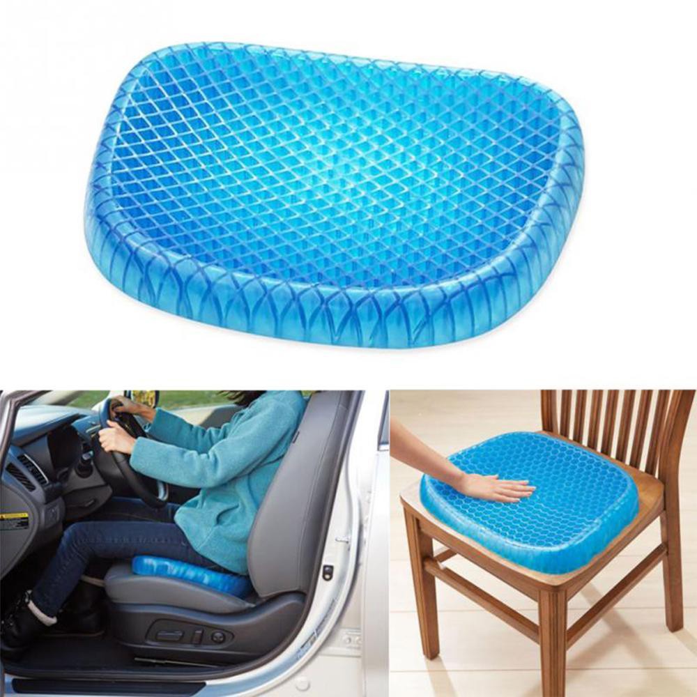 [FREESHIP] Đệm lót ghế 3D Gel Silicone thoáng khí cao cấp chống đau mỏi - Tặng bọc vải đệm