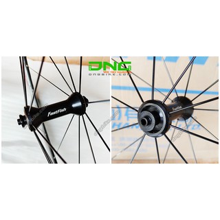 [Mã SKAMA8 giảm 8% đơn 300K] Vành bộ xe đạp đua CARBON FASTFISH 60mm
