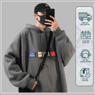 Áo hoodie tay dài phong cách Hàn Quốc thời trang năng động trẻ trung