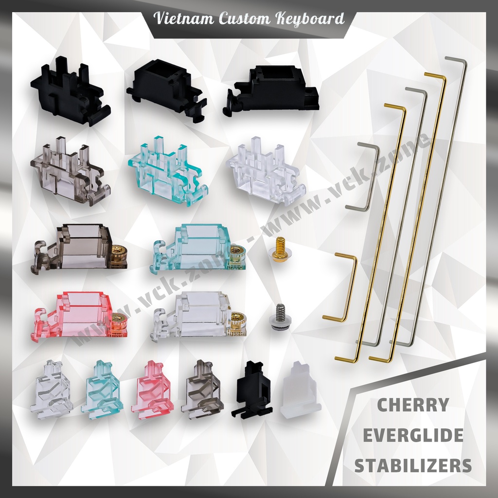 Stab Component | Wire Housing Stem | Bán Lẻ Từng Thành Phần | Cherry Genuine Everglide Durock Akko KTT EG | VCK