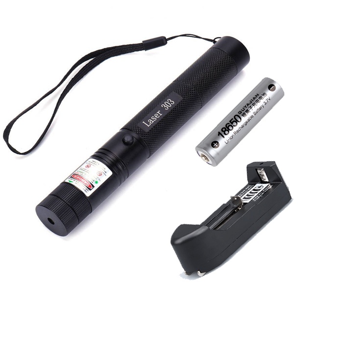 Đèn tia Laze chiếu xa,đèn pin laser 303 METALSTORE bút trình chiếu giảng dạy