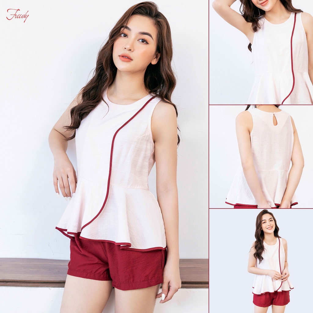 [Mã BMBAU50 giảm 7% đơn 99K] Đồ bộ nữ ngắn cao cấp mặc nhà Freedy-BS1253