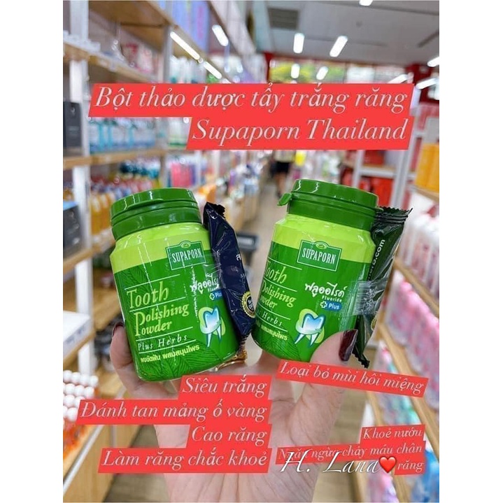 TẨY TRẮNG RĂNG THẢO DƯỢC SUPAPORN TOOTH POLISHING