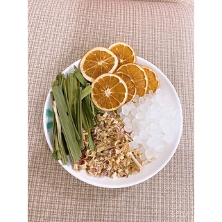 Trà cam sả lá dứa/ lá nếp đường phèn