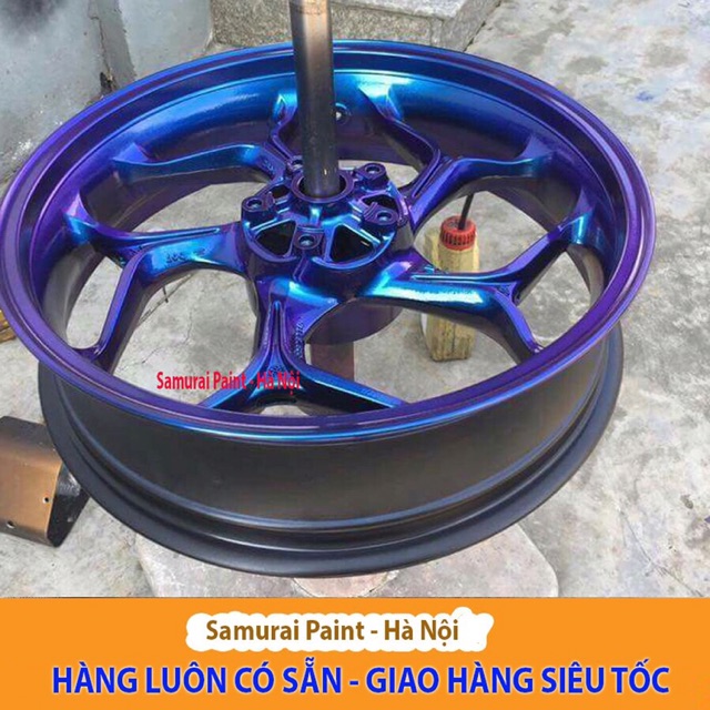 Combo sơn samurai tím titan 3D T901