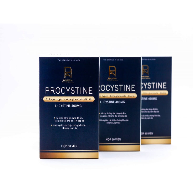 Viên uống giảm mụn trắng da Procystine