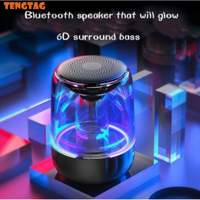 Loa nghe nhạc Bluetooth C7 có đèn LED kiêm đồng hồ báo thức