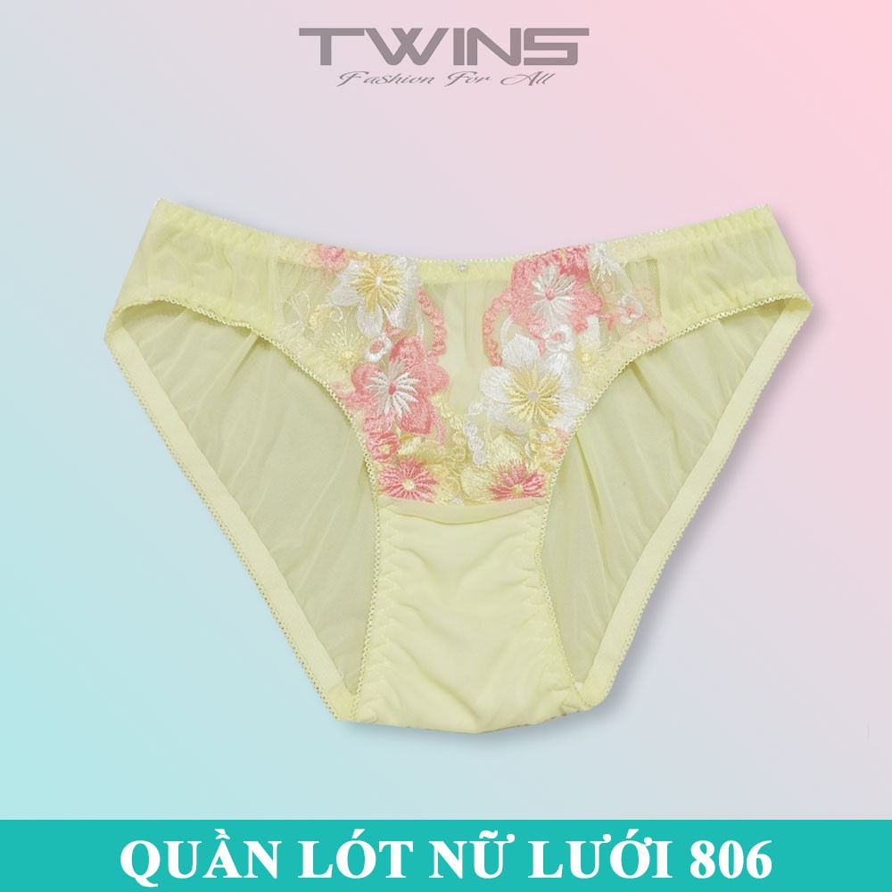 Quần lót ren nữ sexy phối lưới cao cấp Beautiful 806 mềm mại xuyên thấu gợi thoáng mát size từ 60kg-70kg