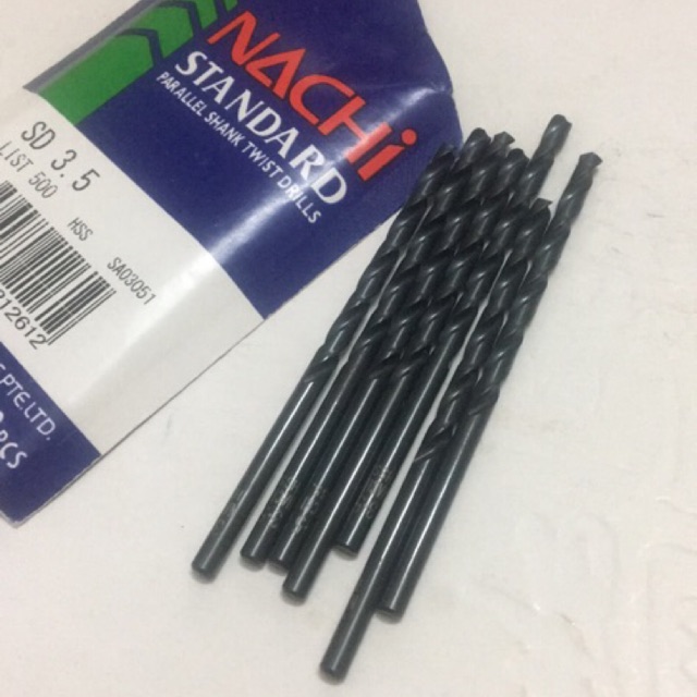 mũi khoan nachi 3mm đến 3.9mm 1 mũi