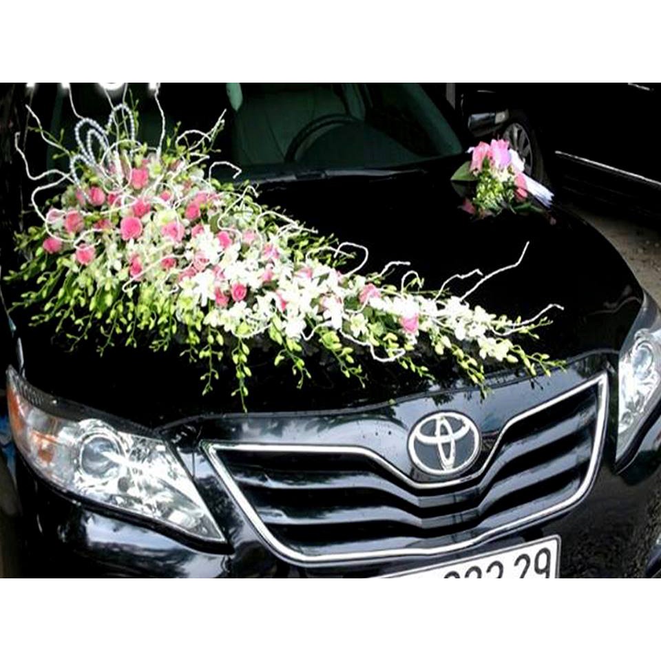 HOA TƯƠI TRANG TRÍ XE ĐÓN DÂU, HOA CẦM TAY CÔ DÂU