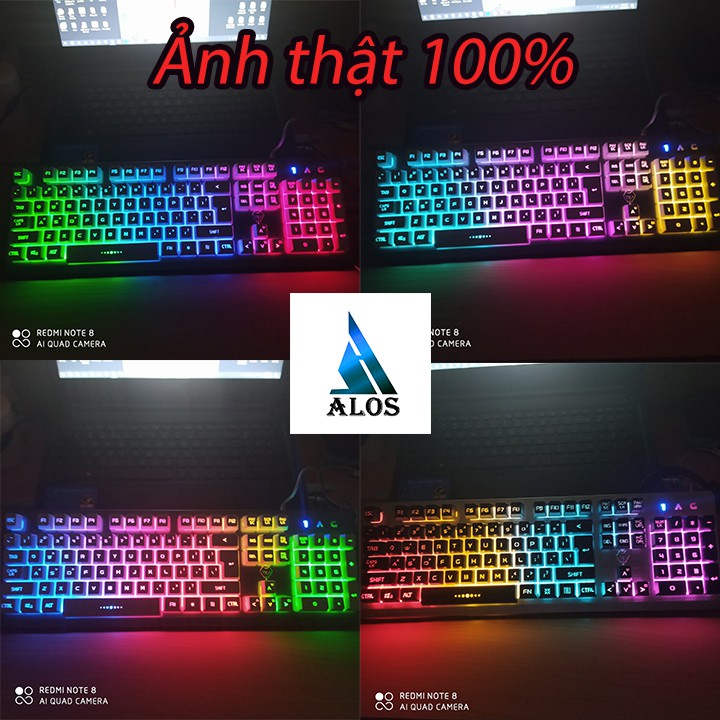 [BP01] Bàn phím máy tính giả cơ gaming của Nga LED đổi màu cho game thủ ALOS | BigBuy360 - bigbuy360.vn