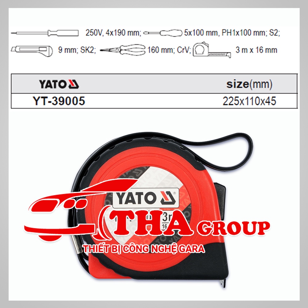 Bộ dụng cụ sửa chữa 6 chi tiết Yato YT-39005