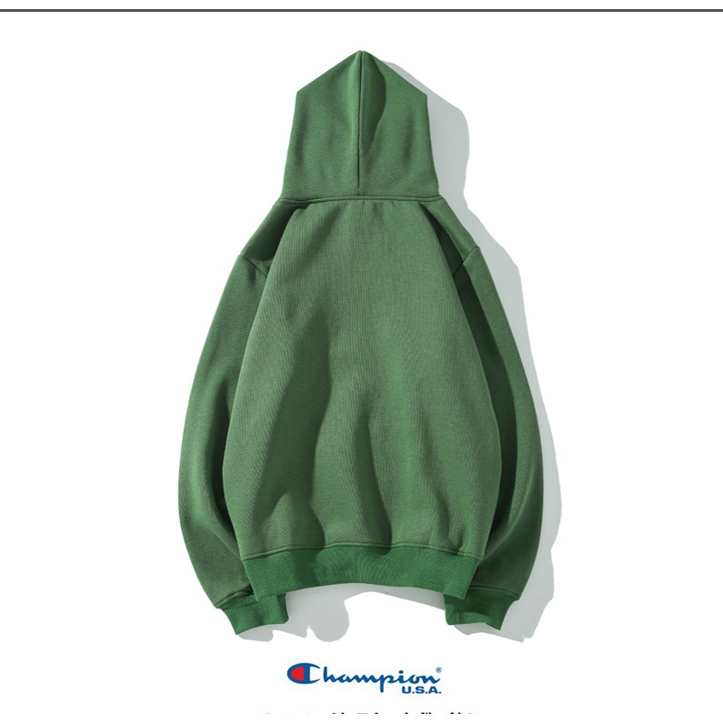 Áo hoodie tay dài kiểu rộng in hình chữ Champion C08939