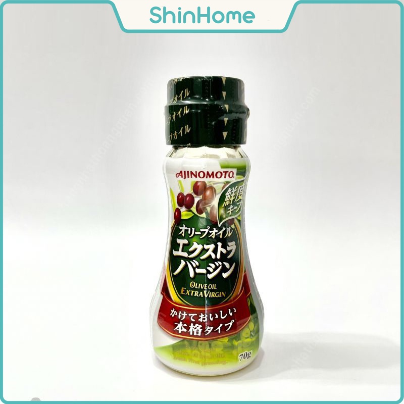 Dầu olive Nhật Bản - Dầu oliu nguyên chất cho bé ăn dặm Ajinomoto Extra Virgin 70g