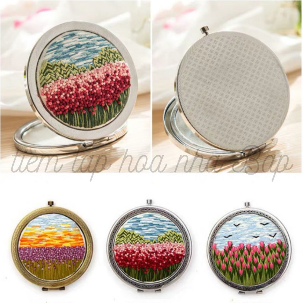 Kit Thêu Gương Khảm Họa Tiết Mẫu Mới