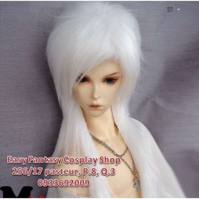 Tóc lông thú dành cho búp bê BJD size 18-23cm