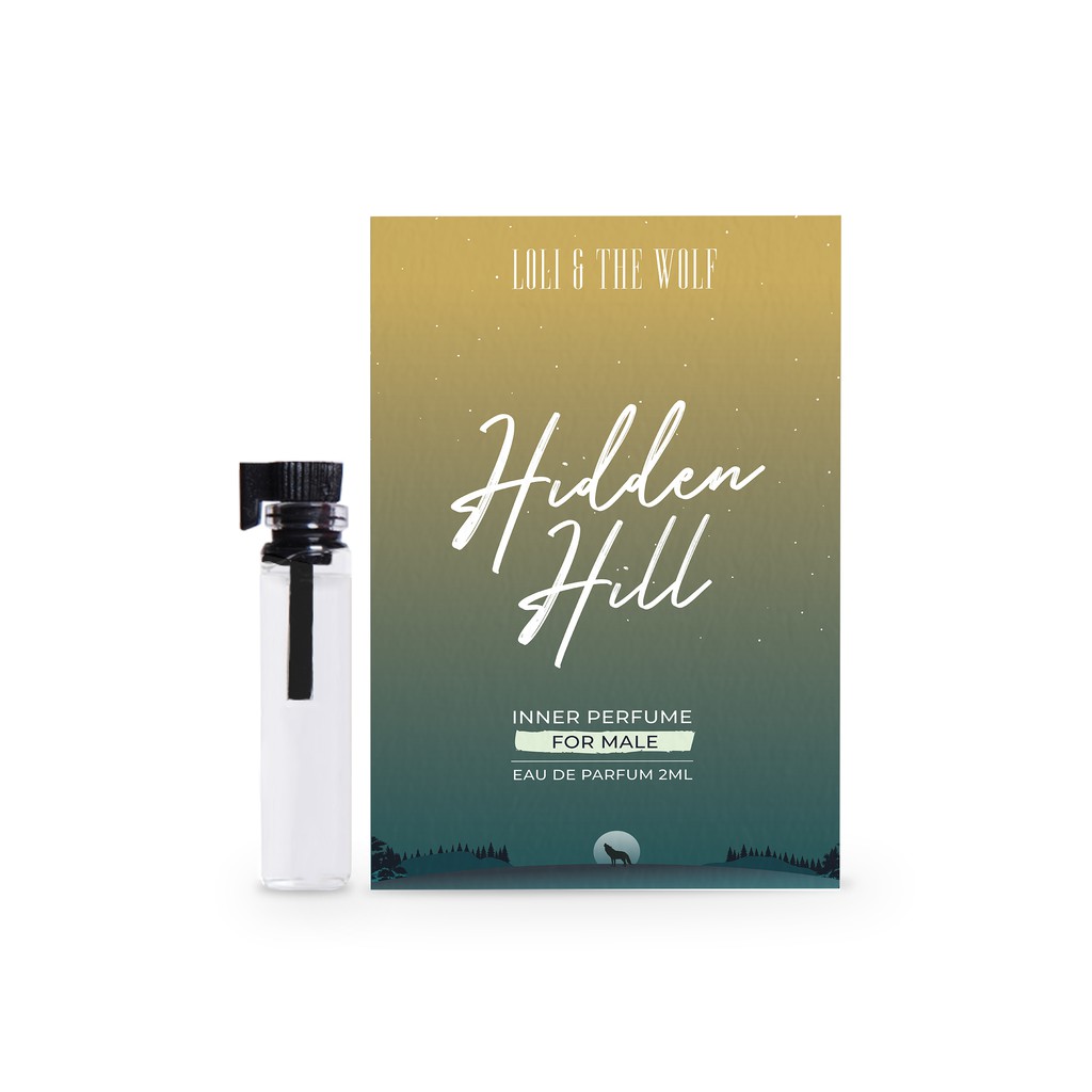 Nước hoa vùng kín nam Hidden Hill Eau De Parfum - Nước hoa mini chai 2ml nhỏ gọn tiện lợi - LOLI & THE WOLF | Thế Giới Skin Care