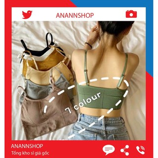 ( Anannshop ) Hàng mới về : Bra gân hai dây