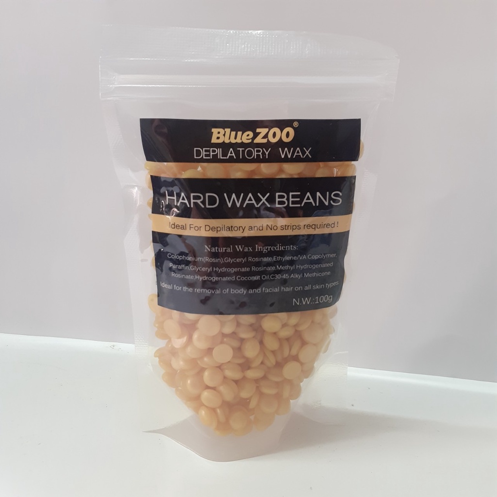 SÁP TẨY LÔNG NÓNG HARD WAX BEAN 100gr (Miễn phí que lấy sáp), HƯƠNG DỪA NHẸ.