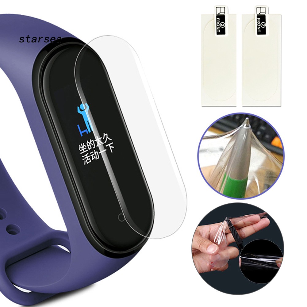 2 Miếng Dán Cường Lực Full Màn Hình Cho Xiaomi Mi Band 4