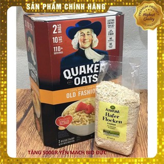 . Khi Mua Yến mạch Quaker Cán Dẹt 4.52kg- tặng 500g yến mạch Hafer