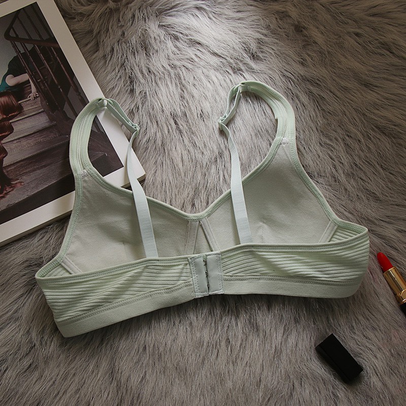 Áo ngực nữ sinh áo Bra cotton không gọng mút mỏng cài sau form gom nâng ngực | BigBuy360 - bigbuy360.vn