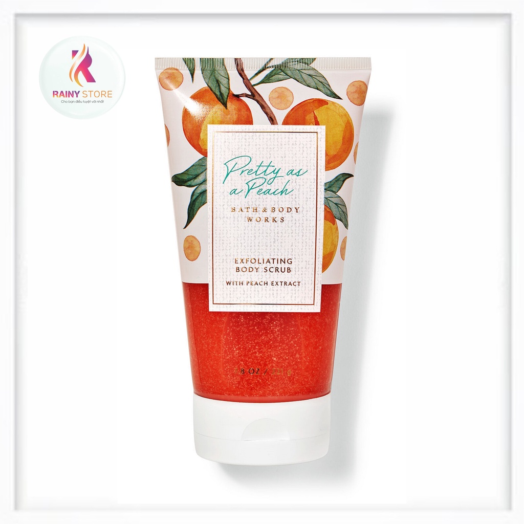 Tẩy tế bào chết toàn thân Bath &amp; Body Works Pretty As A Peach 226g