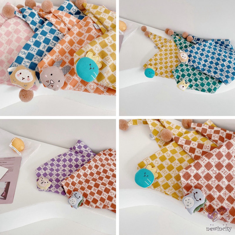 Khăn choàng cổ hình tam giác kiểu Hàn Quốc thời trang mùa thu dành cho bé