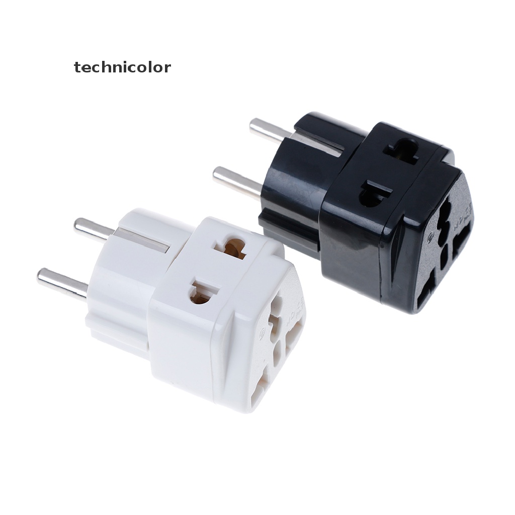 Phích Cắm Chuyển Đổi 1 Sang 2 Ổ Cắm 5mm UK / US / EU / AU 2 / 3 Chấu