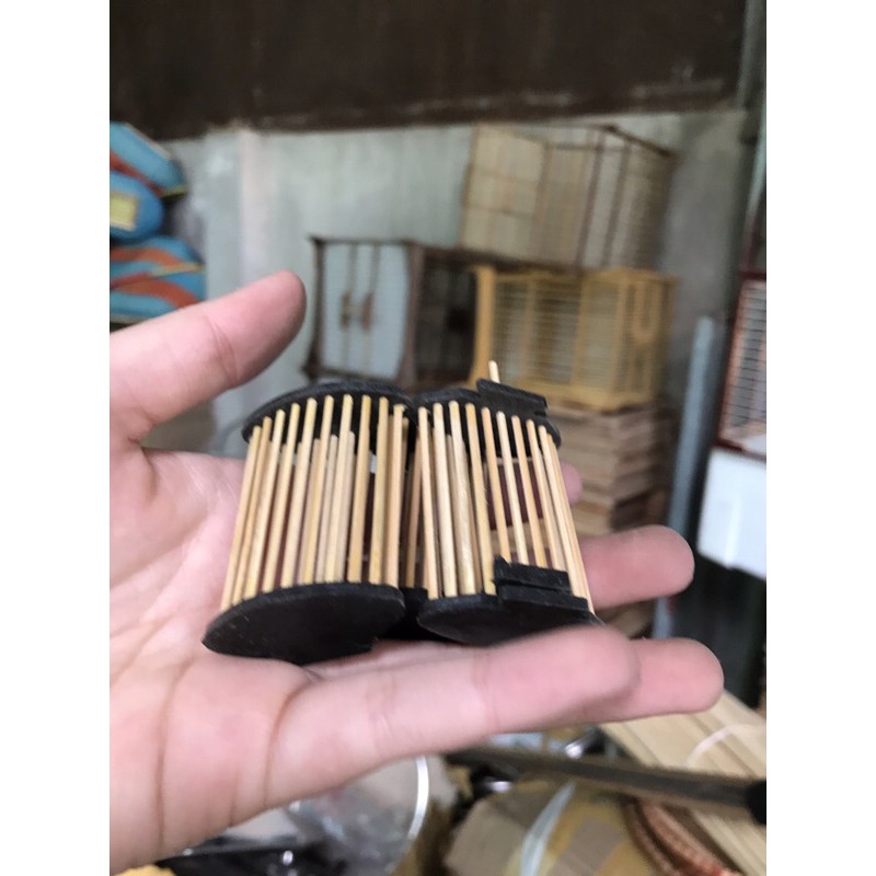 RỌ ĐỰNG DẾ TRE ĐEN KHUYÊN &amp; MÀO Ricky bird shop