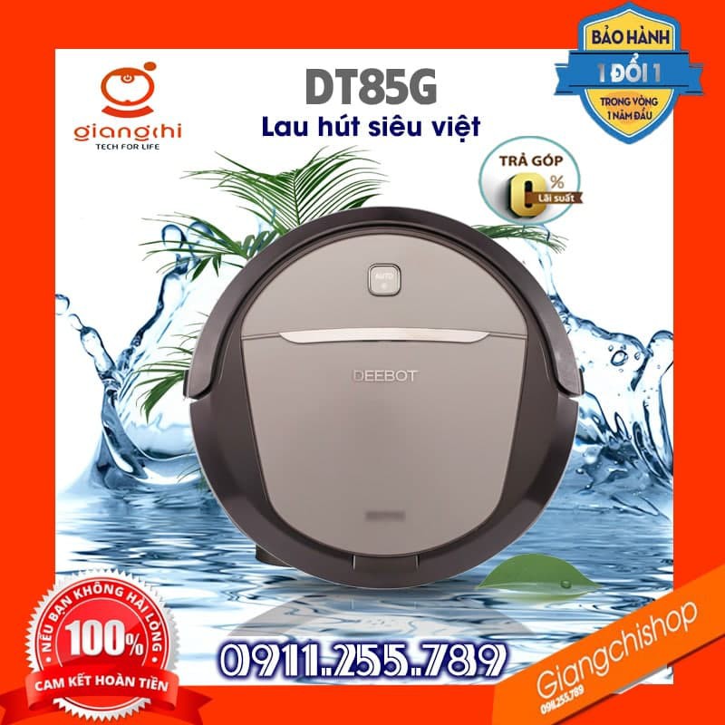 [ BẢO HÀNH 6 THÁNG ] Robot hút bụi lau nhà ECOVACS Deboot DT85G hàng trưng bày đẹp, 1 đổi 1 GIANGCHI SHOP