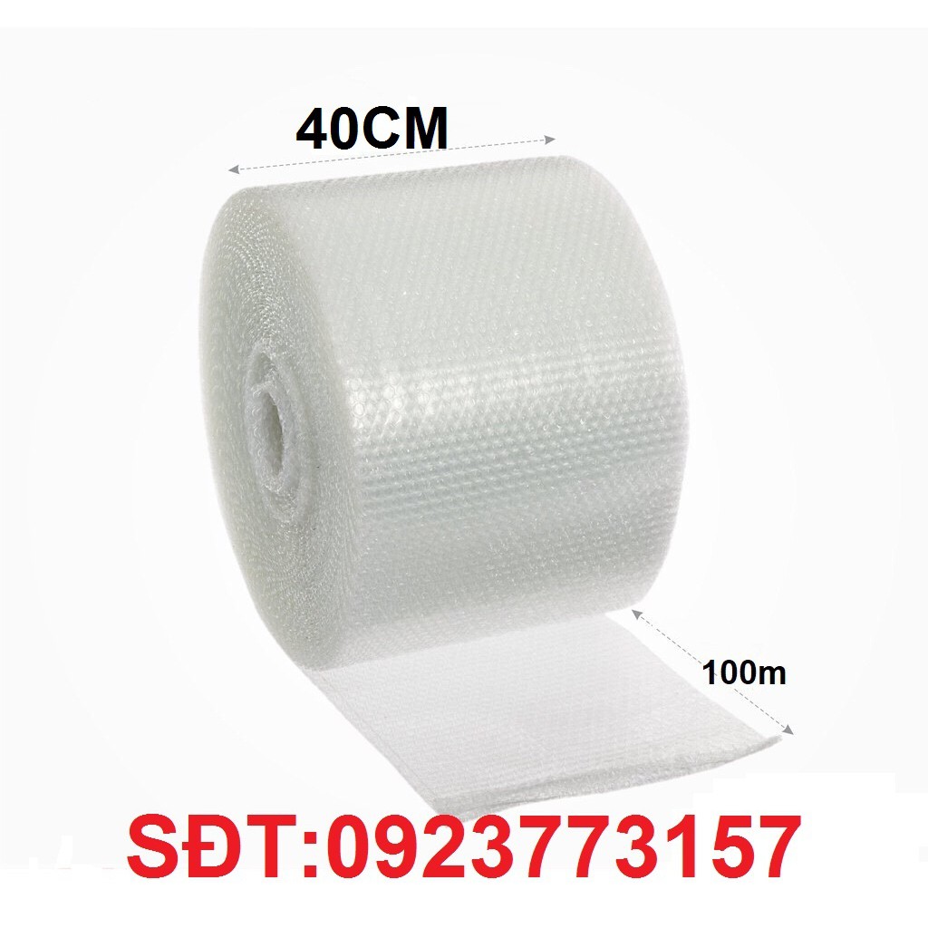 khổ 40CM x 100M nguyên cuộn Màng xốp hơi,xốp nổ,bong bóng khí gói hàng tiện dụng