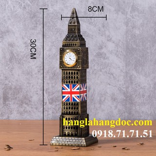 Mua Mô hình tháp Big Ben cao 30cm bằng kim loại  trang trí độc đáo & sang trọng