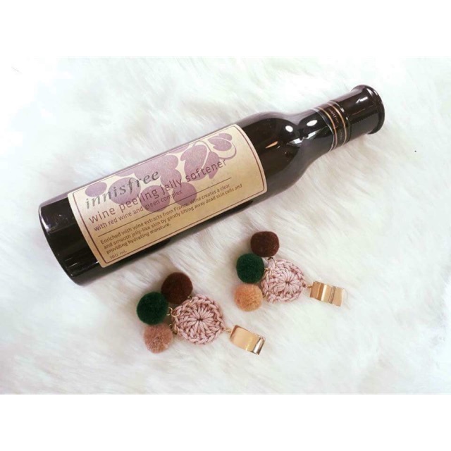 Tẩy da chết rượu vang Innisfree Wine Peeling Jelly Softener Shopee