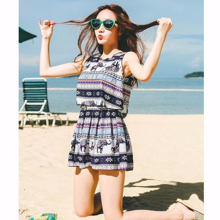 Bộ Đồ Bơi Một Mảnh Phong Cách Hàn Quốc Thời Trang Quyến Rũ Cho Nữ