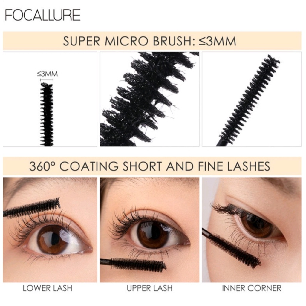 Mascara FOCALLURE Làm Dài Dày Cong Mi Chống Thấm Nước Lâu Trôi 4.5g FMCR1 | BigBuy360 - bigbuy360.vn