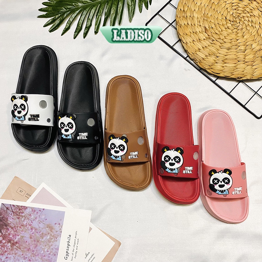 Dép nữ quai ngang hình gấy siêu dễ thương chất liệu cao cấp siêu nhẹ cực kì êm chân LADISO TT401