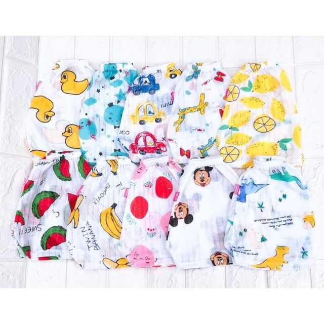 Set 10 quần đùi cho bé