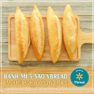 Bánh mì 5 sao Vbread (5 ổ/bịch)