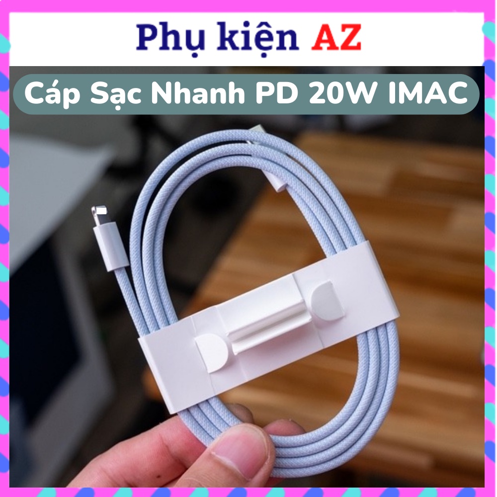 Cáp Sạc Nhanh Bọc Dù Chống Đứt Gãy Sử Dụng Cho 6/7/8/X/11/12/13 - Phụ Kiện AZ