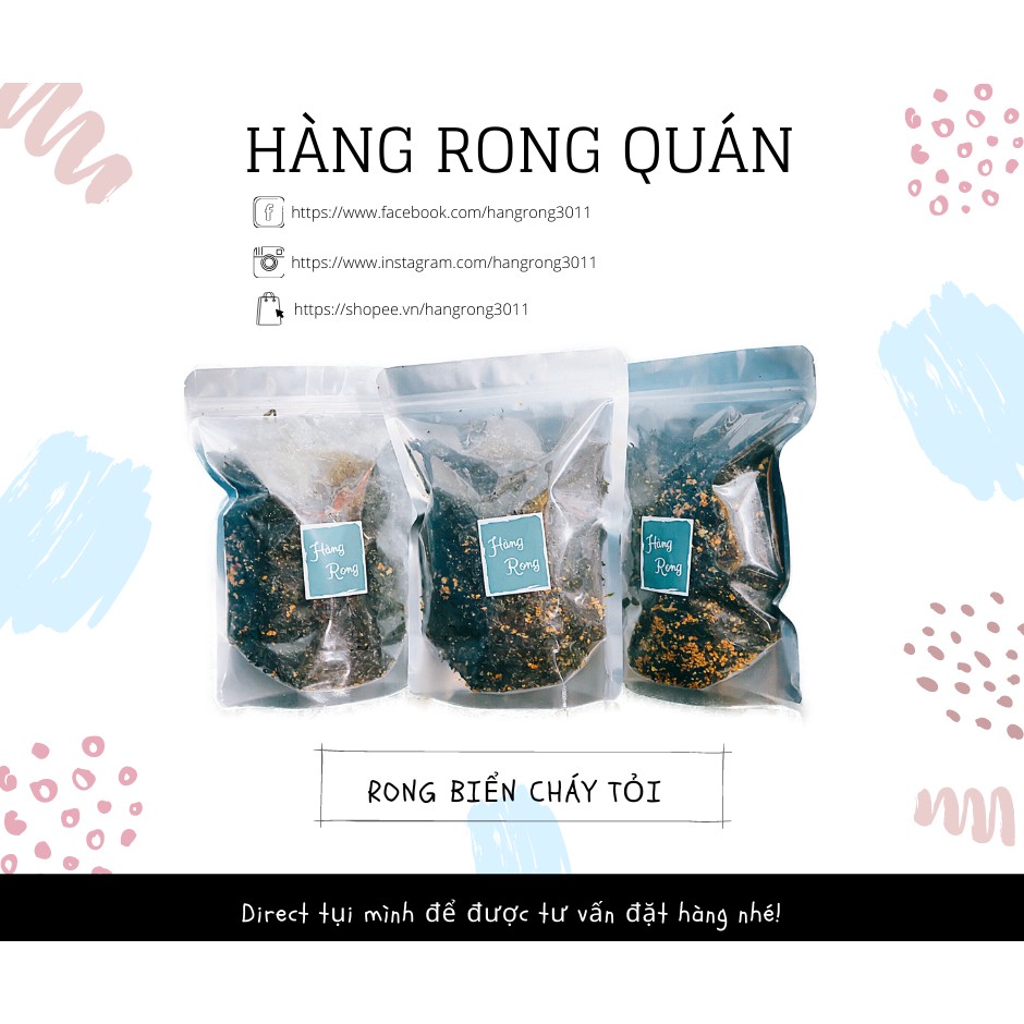 Rong biển cháy tỏi (200g)