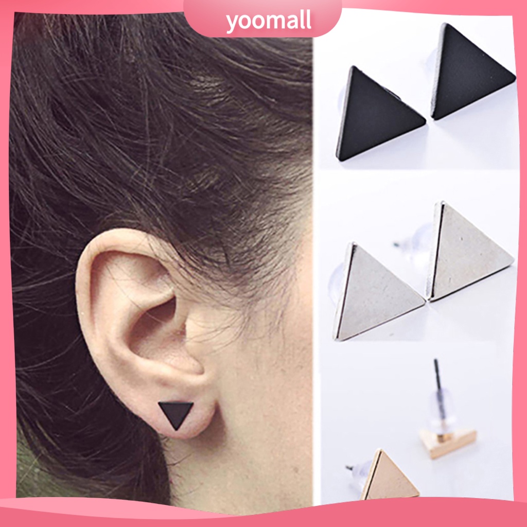 Hoa tai kiểu dáng tam giác đơn giản thời trang cho nữ