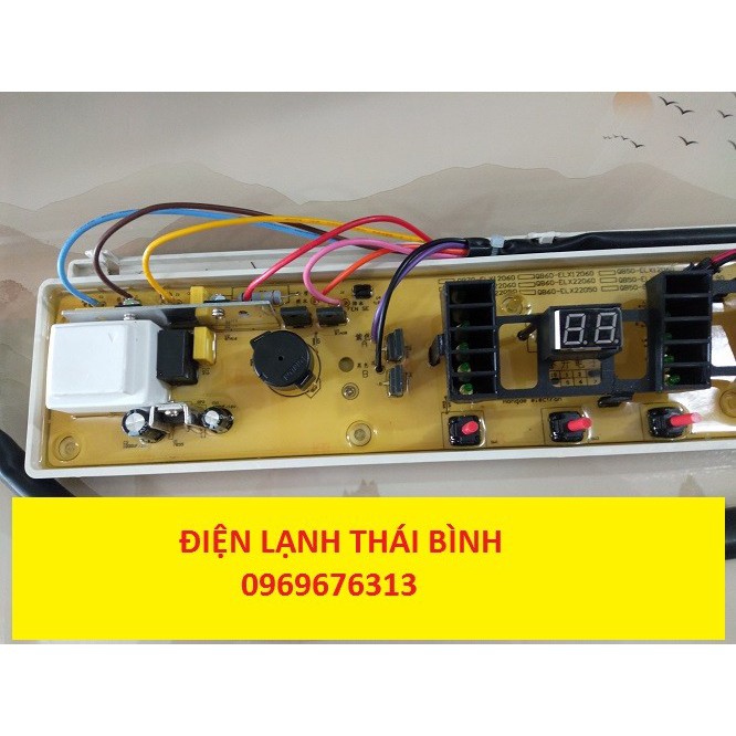 MẠCH MÁY GIẶT ELECTROLUX CỬA ĐỨNG 7 NÚT ẤN