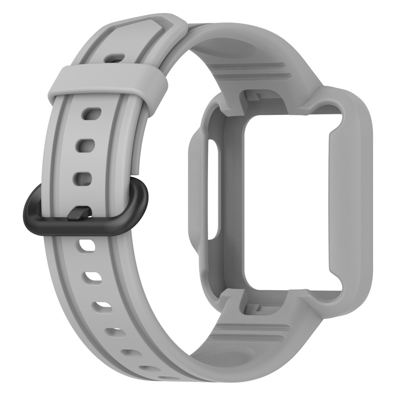 Dây Đeo Thay Thế Chất Liệu Silicon Màu Trơn Cho MI watch lite 1 / 2