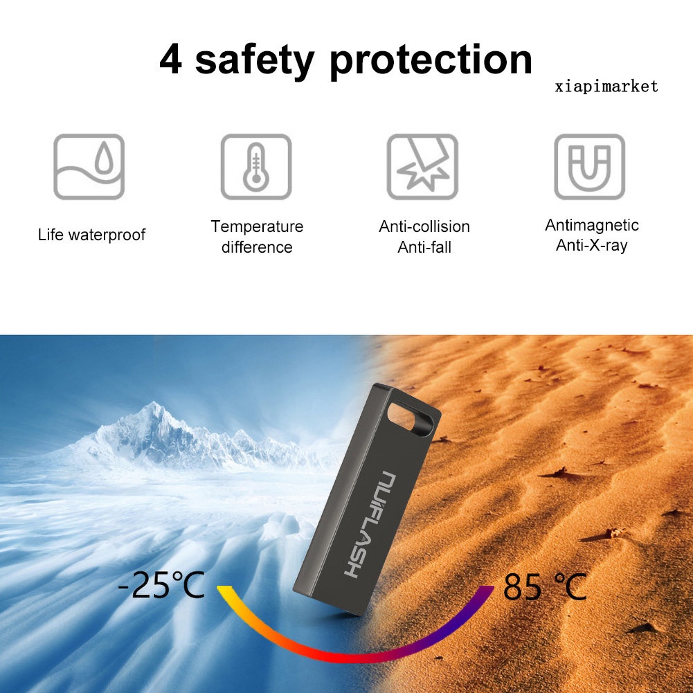 MAT_Portable Waterproof USB 3.0 4-128GB Large Memory Data Storage Flash Drive U Disk