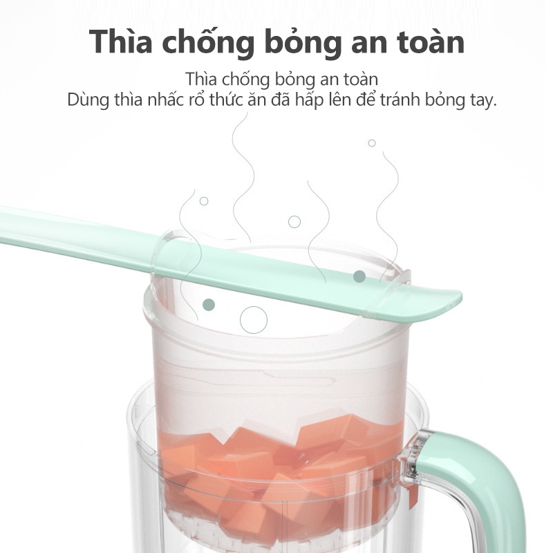 Máy làm thức ăn cho trẻ em đa chức năng Trộn thức ăn rã đông ấm bằng hơi nước